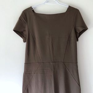 Banana Republic Square Neck Midi Dress